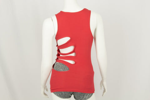 Able 5 Slit Buudah Tank Red