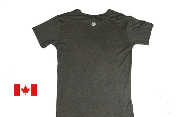 Buudah Bamboo Casual V Neck Grey