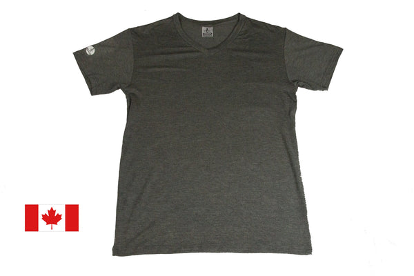 Buudah Bamboo Casual V Neck Grey