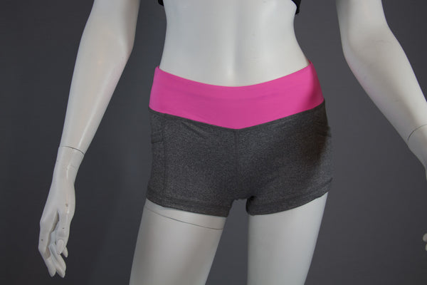 Resolve Sport Compression Short Womens Grey/Pink